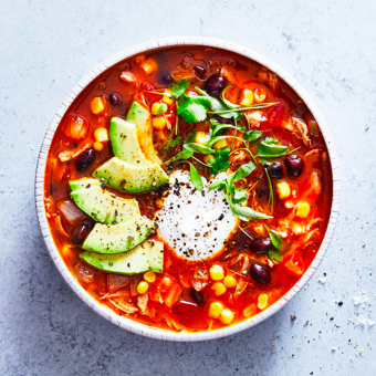 CHICKEN TORTILLA SOUP