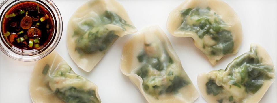 spinach-shrimp-wontons