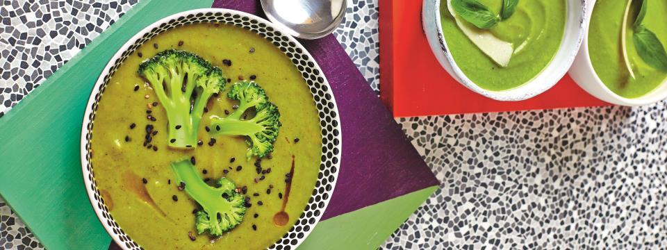 broccoli, soup, warm diet, veggie, vegetarian,