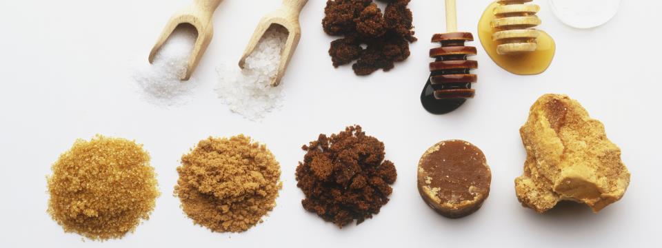 sugar, kinds of, sources of, healthy, low fat,