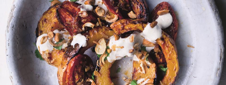 butternut, squash, recipe, baked, vegetarian