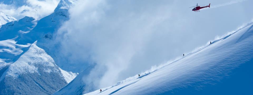 swiss alps, heli skiing